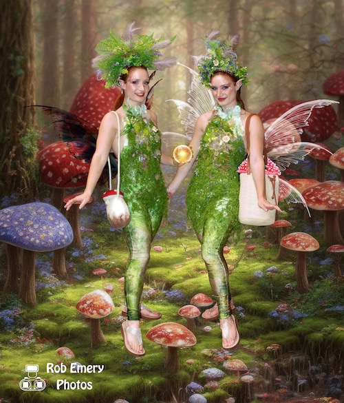 Fairies in the forest